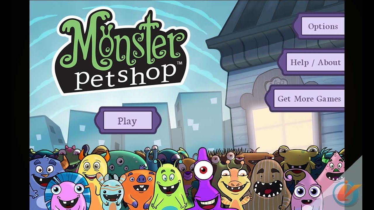 Monster pet shop game
